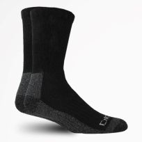 Dickies DRI-TECH Crew Socks, 6-Pack, I11752-001, Black, 13 - 15