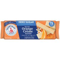 Voortman Zero Sugar Orange Creme Wafers, 519, 9 OZ