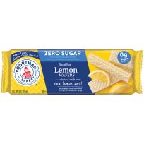 Voortman Zero Sugar Lemon Wafers, 521, 9 OZ