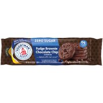 Voortman Zero Sugar Fudge Brownie Chocolate Chip Cookies, 549, 8 OZ