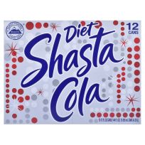 Shasta Diet Cola, 12-Pack, 01021520, 12 OZ