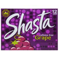 Shasta Grape Caffeine Free, 12-Pack, 01021097, 12 OZ