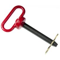 Double Hh Mfg Hitch Pin, Red Handle, 00223, 5/8 IN x 4 IN