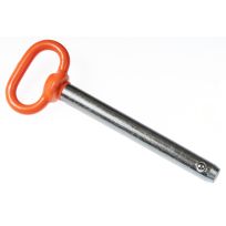 Double Hh Mfg Orange Handle Detent Pin, 85312, 3/8 IN x 2 IN
