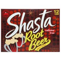 Shasta Root Beer Draft Style Caffeine Free, 12-Pack, 01021216, 12 OZ