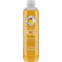 Sparkling Ice Zero Sugar Orange Mango Sparkling Water, 622313, 17 OZ