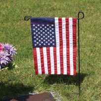Evergreen 28 IN Cemetary Garden Flag with Stand, 01028