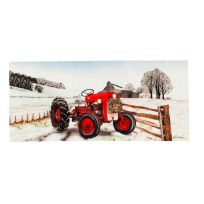 Evergreen Winter Red Tractor Sassafras Switch Mat, 431716