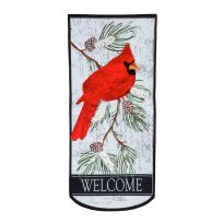 Evergreen Winter Cardinal Everlasting Impressions Textile Decor, 14L10032XL