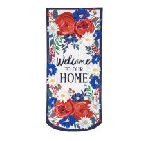 Evergreen Patriotic Welcome to Our Home Everlasting Impressions Textile Decor, 14L10951XL
