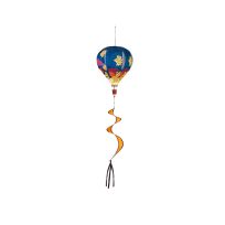 Evergreen Falling Leaves Animated Burlap Balloon Spinner, 45BA441