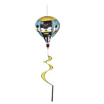 Evergreen Buzzing Bee Burlap Balloon Spinner, 45BB465