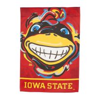 Evergreen Iowa State University, Suede House Flag Justin Patten, 13S962JPA