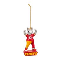 Evergreen Mascot Statue Ornament, Kansas City Chiefs, 3OT3815MS