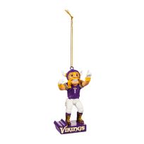 Evergreen Mascot Statue Ornament, Minnesota Vikings, 3OT3817MS