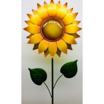 Cheap Carls Sunflower with glass on Pole, 52 IN x 14 IN, 903-00181