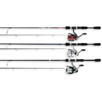 Daiwa Combo D-Shock K2B Spin6' 6'' 2pc, Medium, 5.3:1 6/210, Assorted Colors, DADSK252BF662M-05