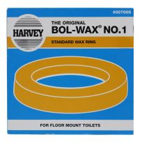 Harvey BOL-WAX NO.1, Standard Wax Ring, 007005