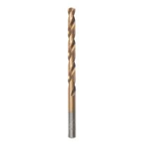 Irwin Titanium Nitride Coated High-Speed Steel 135-Degree Split Point Drill Bit, 63916, 1/4 IN