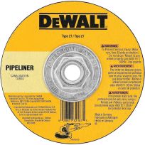 DEWALT 11 Pipeliner Cut/Grind Wheel, DW8436, 5 IN x 1/8 IN x 5/8 IN