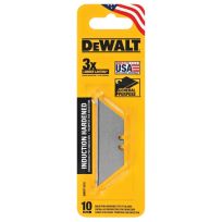 DEWALT Induction Hardened Utility Blades, 10-Pack, DWHT11010