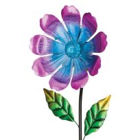 Regal Art & Gift Flower Burst Solar Stake - Pink, 13041