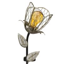 Regal Art & Gift Edison Solar Stake - Flower Up, 13371