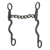 Pro Series Sweet Iron Chain Bit, 25000-04, Buffed Black, 8-1/4 IN