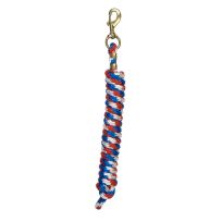 Weaver Leather SB 225 Polypropylene Lead Rope, 35-2100-W9, Blue / Red / White, 10 FT