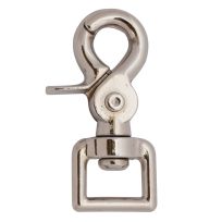 Weaver Leather Nickle Plated Square Sissor Snap, BCZ5015-NP-3/4, Nickel Plated, 3/4 IN