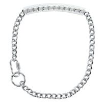 Weaver Livestock Chain Goat Collar with Rubber Grip, 80-1010-24, 24 IN