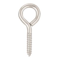 Weaver Leather 3 IN Zinc Plated Screw Eye, BC00000-ZP-3, 7 MM