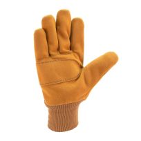 Carhartt Men's Insulated Duck / Synthetic Suede Knit Cuff Gloves
