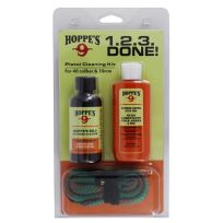 Hoppe's 1.2.3. Done! 40 Caliber, 10mm Pistol Cleaning Kit, Clam, 110040