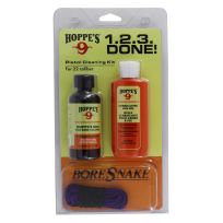 Hoppe's 1.2.3. Done! 22 Caliber Pistol Cleaning Kit, Clam, 110022