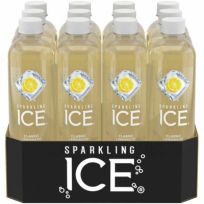 Sparkling Ice Zero Sugar Lemonade Sparkling Water, 622322, 17 OZ