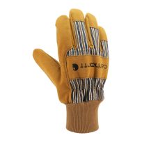 Carhartt Men's Duck / Synthetic Suede Knit Cuff Gloves
