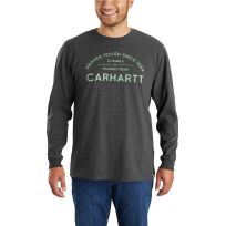 Carhartt Men's Loose Fit Heavyweight Long-Sleeve Rugged Graphic T-Shirt