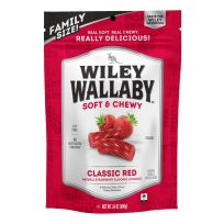Wiley Wallaby Australian Style Red Liquorice, 120150, 24 OZ