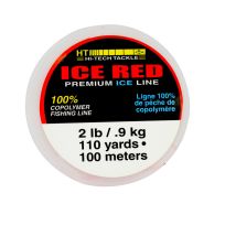 HT Ice Red Fishing Line, 2# Test, BRL-2, 110 YD
