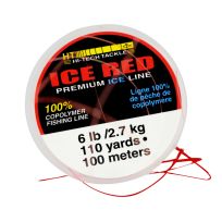 HT Ice Red Fishing Line, 6# Test, BRL-6, 110 YD