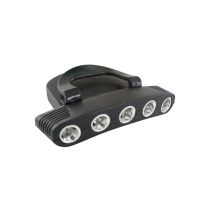 HT Clip-On Pivoting HD Cap Light, 5 LED, Black, NCL-5W