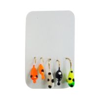 HT Hardwater Micro Jig, #8, 5-Pack, HW-ECK58A-X, Assorted