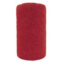 Andover Healthcare CoFlex Vet Self-Adhering Bandage, 3540RD-018, Red, 4 IN x 5 YD