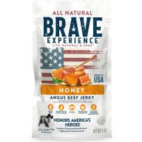 Brave Experience All Natural  Angus Beef Jerky - Honey, WM720, 3 OZ