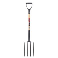 Black Diamond 31 IN Wood D-Handle 4 Tooth Digging Fork, BDST226MS