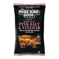 Pork King Good Pork Rind, Pink Salt & Vinegar, 12PK-PSV, 1.75 OZ
