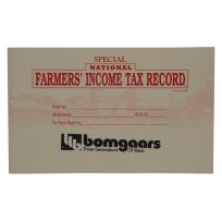 Bomgaars Farmer's Income TAX Record Book, MCLFR1