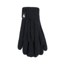 Heat Holders Women's Amelia Solid Cable Knit Gloves