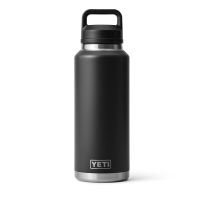 YETI® Rambler® Bottle with Chug Cap, 21071504114, Black, 46 OZ